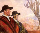 Ramon De Zubiaurre Caballeros painting